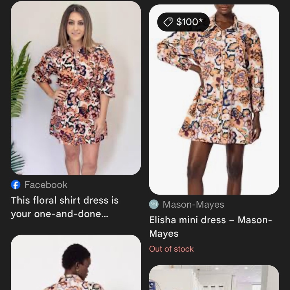 Cleobella floral block print cotton poplin shirt dress 14 - Picture 15 of 16